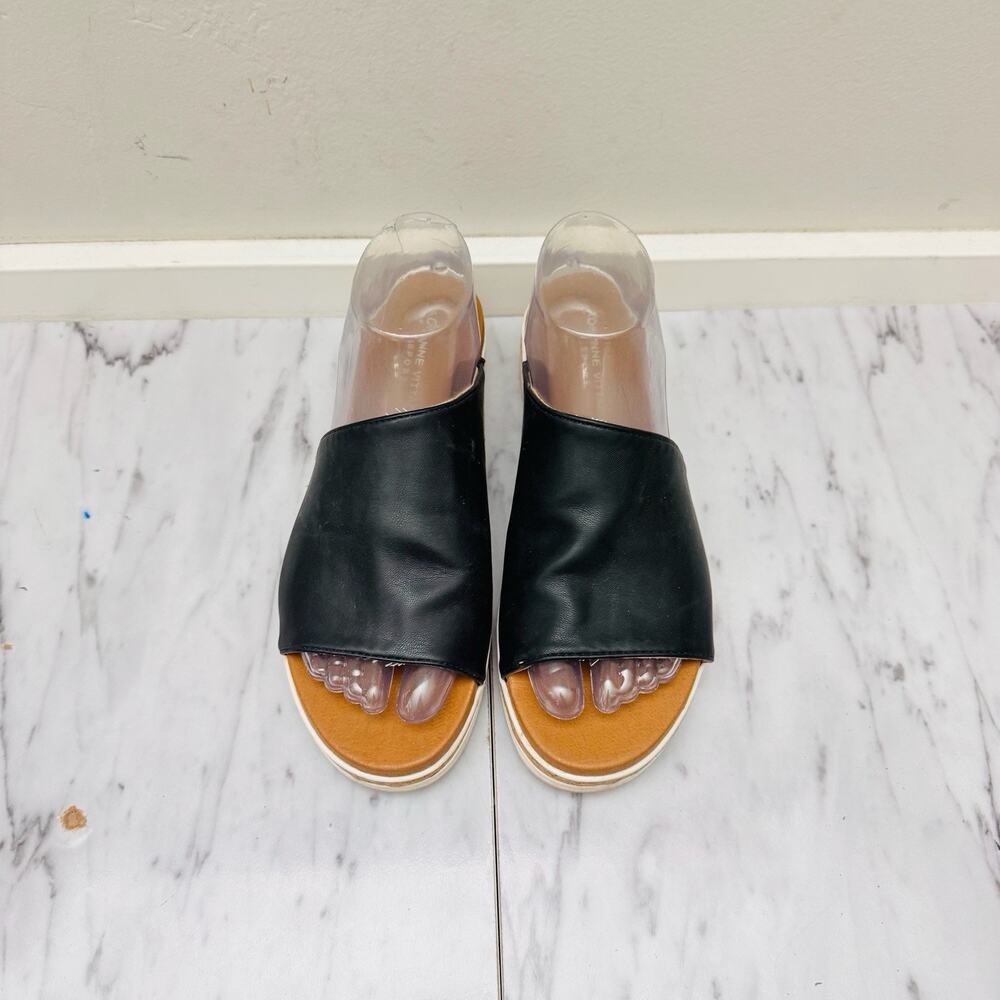 Adrienne Vittadini Sport Provence Slip On Sandal Black Women’s Size 8 - Picture 4 of 11